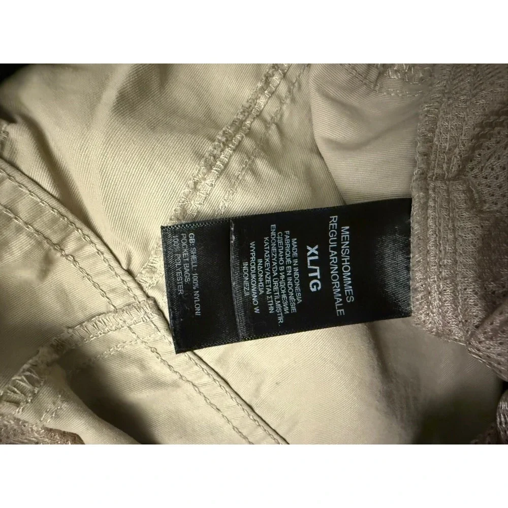 The North Face Mens Convertible Cargo Hiking Pants Khaki Tan XL Regular